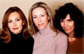 Ranya Idilby, Suzanne Oliver, and Priscilla Warner